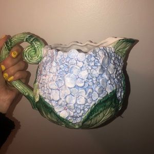 Rare Floral Vintage Pitcher